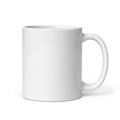 a white coffee mug on a white background