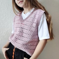 Ravelry: Vest top women pattern by marina chekusheva Half Sweater Crochet Pattern, Crochet Vest Top Pattern Free, Crochet Vest Free Pattern, Diy Crochet Vest, Crochet Vest Outfit, Crochet Vest Top, Crochet Vest Pattern Free, Crochet Sweater Vest, Vest Pattern Free