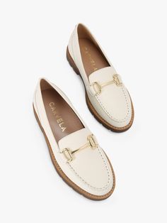 An easy addition to your wardrobe, this pair of loafers from Carvela is rendered in a long-lasting fabric for longevity of wear.  Set on a block heel, they are finished with a closed toe.  Heel height: 1.5cm Luxury Women's Loafers With Textured Sole, Elegant Loafers With Woven Sole, Luxury Formal Closed-toe Loafers, Elegant Spring Lace-up Loafers, Carvela Loafers, Kendra Scott Outfit, Carvela Shoes, Zara Flats, Extra Wide Shoes