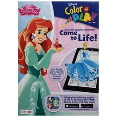 the disney princess coloring book is in its box and it's ready to be used