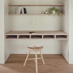 an instagram photo of a desk and shelves