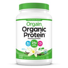 Organic Plant-Based Protein Powder | Orgain Best Protein Powder For Women, Best Vegan Protein Powder, Protein Powder For Women