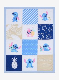 Stitch Themed Nursery, Baby Stitch Baby Shower Ideas, Lilo And Stitch Nursery Ideas, Stitch And Angel Baby Shower Ideas, Stitch Nursery Ideas, Stitch Pregnancy Announcement, Lilo And Stitch Nursery, Disney Baby Clothes Boy, Angel Baby Blanket