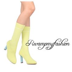 Yellow Stretch Boot Trendy Mid-calf Boots With Round Toe For Spring, Knee-high Synthetic Boots For Spring, Synthetic Knee-high Boots For Spring, Casual Summer Mid-calf Boots With Pointed Toe, Casual Mid-calf Boots With Pointed Toe For Summer, Trendy Summer Boots Medium Width, Trendy High Ankle Heels For Spring, Spring Party Mid-calf Boots, Spring Heels With Rubber Heel Cap, Medium Width