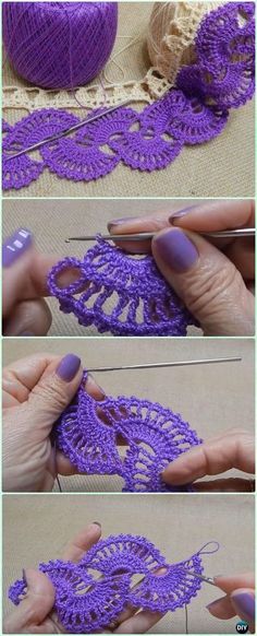 the steps to crochet an intricate lace doily