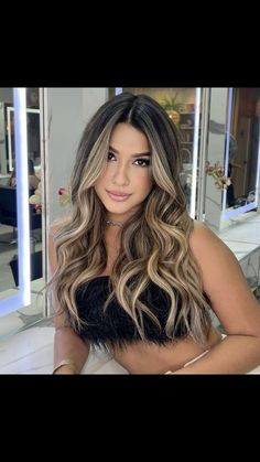 Halo Balayage, Hip Tattoos, Color Hairstyles, Blonde Babies, Highlighted Hair, Bronde Balayage, Color Balayage, Tattoos Women, Dark Hair With Highlights