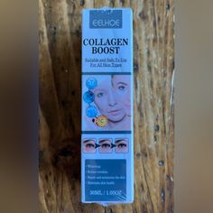 Eelhoe Boost Collagen Anti-Aging Serum. Locks In Moisture, Stimulates Collagen Production, Reduces Wrinkles And Helps To Repair Skin Damage. A Blend If Organic And Water Based Formula. Safe And Effective For All Skin Types. Nwt. Eelhoe Collagen Boost, Eelhoe Collagen, Hydrating Essence, Anti Aging Face Serum, Wrinkle Repair, Boost Collagen, Wrinkle Serum, Serum Face, Peptide Serum