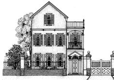 this is the front elevation of these house plans