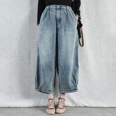 Wide Jeans Outfit, Womens Wide Leg Jeans, Casual Wide Leg Jeans, Stonewash Jeans, Grunge Fits, Coordinates Outfits, Shop Street, Linen Bottoms, 2024 Style