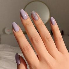 45 simple short acrylic summer nails designs for 2019 7 | recipeess.com Pretty Nails For Summer, Pretty Nails Glitter, Pretty Nail Colors, Classy Nail Designs, Short Coffin, Short Coffin Nails, Summer Nails Colors