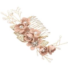 Description This bridal hair comb is made of alloy, with beautiful crystal and flower shape. This exquisite designed hair comb is a perfect alternative for headpiece such as crown, tiara or headband. Great for bride, bridesmaid, flower girls or wear it to a party. Feature - Color: Pink. - Material: alloy. - Size: 15x6x0.5cm. - This headpiece would be a great choice for a bride or for any special occasion. Best gift choice for family, friends, and your girlfriend. - The wedding hair accessories a Fancy Accessories, Headpiece Accessories, Hair Comb Clips, Rhinestone Headpiece, Pearl Hair Combs, Bridesmaid Flower, Hair Comb Accessories, Crown Tiara, Bride Accessories