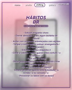 an image of a computer screen with the words habitos in spanish on it