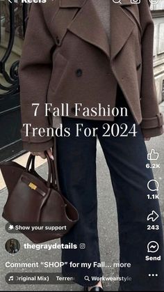 Casual Chic Fall, Fall Color Trend, Fall Trends Outfits, Fall Wardrobe Essentials, Fashion Forecasting, Trends For 2024, Neutral Style, Capsule Outfits, Fall Capsule Wardrobe