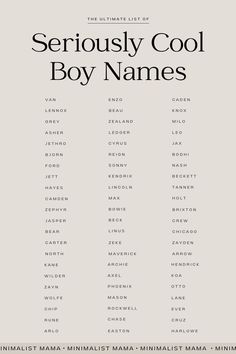 the ultimate list of seriously cool boy names for boys and girls in their own words