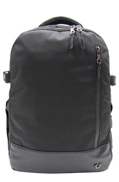 Carry your essentials in this commuter backpack constructed with a plethora of pockets inside and out. Zip around closure Single top handle, adjustable padded shoulder straps Polyester Imported Black Laptop Bag With Functional Pockets For School, Nylon Backpack With Adjustable Strap For Commuting, Commuting Black Laptop Bag With Zipper, Everyday Functional Camera Backpack, Black Urban Backpack With Functional Pockets, Urban Black Backpack With Functional Pockets, Black Backpack With Zipper Pocket For Commuting, Urban Backpack With Zipper Closure For Commuting, Black Travel Backpack With Functional Pockets