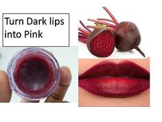 Diy Lip Stain, Soft And Pink Lips, Remedies For Dark Lips, Soft Pink Lips, Pink Lips Art, Natural Pink Lips, Pink Lip Balm, Bright Pink Lips, Pink Lips Makeup