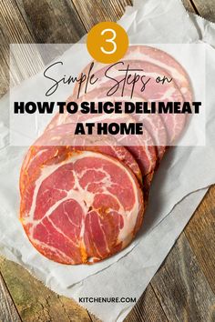 How to slice deli meat at home? Do you have this question since you already have a meat slicer? You need to check out this post where we have described the easy method of slicing deli meat. And there are some tips that will keep you from injury as well. Subconscious Mind, Jam, At Home, Meat, Fruit