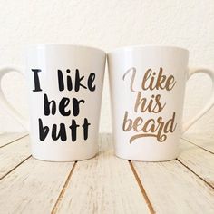 75 Best Valentine's Gifts They'll Actually Want | http://emmalinebride.com/gifts/unique-valentines-day-gifts/ Couples Mugs, Funny Wedding Gifts, Unique Valentines Day Gifts, Wedding Cups, 1st Anniversary Gifts, Mugs Coffee, Unique Valentines, Wedding Gifts For Couples, Newlywed Gifts