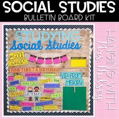 the social studies bulletin board kit