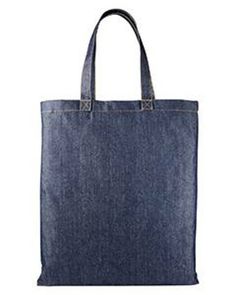 Denim Tote Bag - INDIGO DENIM - OS | Artisan Collection by Reprime Denim Tote Bag in Indigo | Cotton/Polyester Blend Rectangular Denim Canvas Shopping Bag, Rectangular Denim Canvas Bag For Shopping, Denim Blue Cotton Shopping Bag, Eco-friendly Denim Blue Denim Bag, Eco-friendly Rectangular Denim Bag, Denim Blue Cotton Canvas Bag For Daily Use, Daily Use Denim Blue Cotton Canvas Bag, Recycled Denim Blue Rectangular Bag, Rectangular Recycled Denim Blue Bag