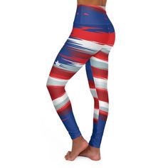 These Frank Quotes 'USA' skinny fitting high-waisted Sports leggings will take you from workout to store run in comfort. Indoor and outdoor activewear pants/ leggings for workwork, running, and exercise. Sleek and ultra-smoothing and also perfect for hot studios, gym or hard classes! Made with a second-skin fit & feel, designed for a snug, compressive fit. They are durable, stylish, and a fashion staple to add instant pop to any wardrobe. .: 100% polyester.: Skinny fit.: White inside seam thread Frank Quotes, Outdoor Activewear, Active Wear Pants, Sports Leggings, Second Skin, High Waisted Leggings, Pants Leggings, Active Wear, Thread