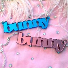 Pink or Blue Mirror Acrylic BUNNY Necklace by imyourpresent on Etsy https://www.etsy.com/listing/128146652/pink-or-blue-mirror-acrylic-bunny Acrylic Bunny, Bunny Necklace, Bling Shirts, Mirrored Acrylic, Blue Mirror, Mirror Acrylic, Pink Or Blue, Fashion Sites, Unicorn Gifts