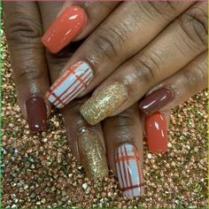 Thanksgiving is coming up so quickly and we love thanksgiving, no matter how you're celebrating Thanksgiving this year , these acrylic fall nail design ideas are cute,fun and so stylish, plus; these designs are just perfect for the holidays. Enjoy our amazing collection of Thanksgiving nail designs for your fall inspiration, you will find in our profile a board with more then 1000 pins in the thanksgivings nails . you can bring some creative touch into your fall manicure with our ideas . October Summer Holiday Nails, Fall Nail Designs 2023 Square, October Sns Nails, Thanksgiving Nail Designs Acrylic, Thanksgiving Nail Designs Gel, October Nails Fall Gel, Thanksgiving Nail Ideas Simple, Cute Thanksgiving Nails Simple, October Fall Nails