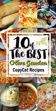 the top 10 best olive garden copycat recipes