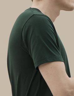 V Neck T Shirt | håndværk Classic Crew Neck T-shirt For Everyday, Classic Fitted T-shirt For Casual Gatherings, Classic Plain T-shirt With Relaxed Fit, Classic Relaxed Fit Plain T-shirt, Classic Fitted Green T-shirt, Basic Relaxed Fit Pima Cotton T-shirt, Everyday Relaxed Fit Top With Ribbed Neckline, Classic Crew Neck T-shirt With Ribbed Neckline, Classic Relaxed Fit Crew Neck Top