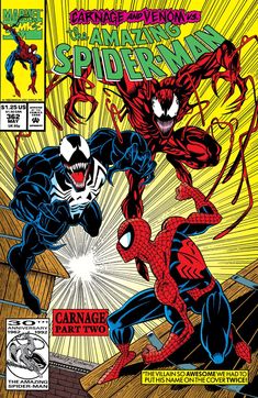 the amazing spider - man comic book cover