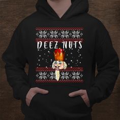 Buy Deez Nuts Nutcracker Funny Ugly Christmas Sweater Meme Shirt at Fantasywears. Hight quality products with perfect design is available in a spectrum of colors and sizes, and many different types of shirts! Unisex T-Shirt – 100% Cotton (fiber content may vary for different colors) – Medium fabric (5.3 oz/yd² (180 g/m²)) – Classic fit – Tear away the label – Runs true to size Women T-Shirt – 100% combed ringspun cotton (fiber content may vary for different colors) – Light fabric (4.3 oz/yd² (146 g/m²)) – Slim fit with a longer body length – Tear away the label – [...] Nutcracker Funny, Nutcracker Shirt, Funny Ugly Christmas Sweater, Deez Nuts, Ugly Christmas Sweater Funny, Xmas Shirts, Hight Quality, Nutcracker, Ugly Christmas