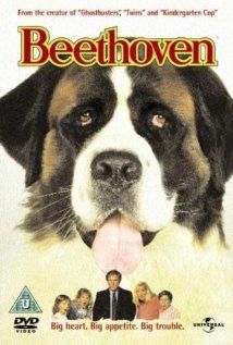 a dog with its tongue hanging out in front of it's face on the cover of a dvd