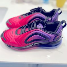 Practically Brand New. Colors Are Purple And Pink. Shoes Nike Air, Shoes Nike, Womens Shoes Sneakers, Air Max, Nike Air Max, Pink Purple, Nike Shoes, Nike Women, Nike Air