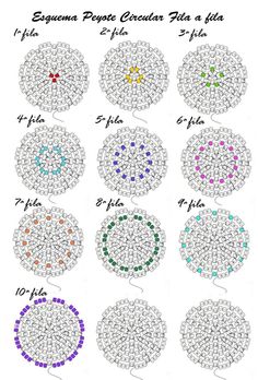 an iphone screen showing the different types of beads on it's face and names