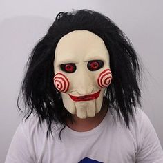 Gender:Women's,Men's; What's in the box:Mask; Types:Mask,Halloween Props; Holiday:Halloween,Carnival; Style:Funny,Scary Costume; Age Group:Adults'; Characters:Jigsaw; Listing Date:08/02/2023 Jigsaw Mask, House Scary, Saw Movie, Jigsaw Saw, Mask Horror, Halloween Costume Props, Mascaras Halloween, Pure Evil, Spooky Costumes