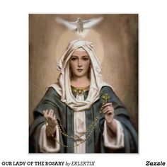 our lady of the rosary by exelentix is shown in an image above