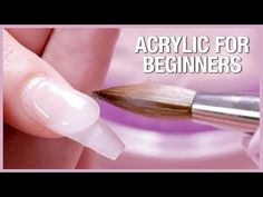 Acrylic For Beginners, Nailart Tutorial, Nail Tutorial Videos, Acrylic Nails At Home, Acrylic Tutorials, Acrylic Nail Powder, Sky Nails, Diy Acrylic Nails, Nail Tutorial