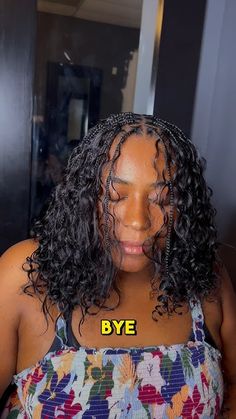 HOW CUT YOU BOHO BOB 😍!  #bobbraids #braidedbob #bohobob #curlyhair #hairinspo  #hairstylistnearme - YouTube Boho Braided Bob Hairstyles, Boho Box Braids Natural Hair, Shorts Braids For Black Women, Boho Twist Bob, Boho Box Braids Bob, Bob Curly Braids, Short Boho Braids Hairstyles, Boho Knotless Braids Bob, Boho Bob Box Braids