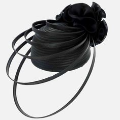 This One Is Stunning And So Unique! You'll Surely Turn Heads In This Fascinator Hat With A Very Sexy Front Covering The Face! Elegant Black Fascinator For Evening, Elegant Black Fascinator For Events, Elegant Black Evening Headpieces, Chic Black Fascinator For Events, Elegant Fitted Fascinator With Ribbon, Chic Black Fascinator For Evening, Chic Black Headpieces For Formal Occasions, Chic Black Formal Headpieces, Chic Black Mini Hat For Events