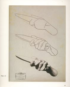 a drawing of a hand holding a pair of scissors with the other hand pointing at it