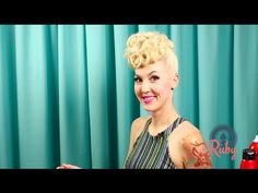 Rockabilly Hair Tutorials, 50s Hair Tutorials, Rockabilly Makeup, Pinup Hair Tutorial, Hair Tutorials Videos, Beach Waves Hair Tutorial, Poodle Hair