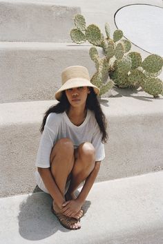 Our latest woven raffia straw bucket hat takes you from day to night, from poolside to beachside, from festival to grassy hills and beyond. A true companion worthy of memories new and old. Days With Friends, Hats Outfit, Basic Clothes, Straw Bucket Hat, Summer Picnics, Product Styling, Lack Of Color, Crochet Bucket, Childrens Hats