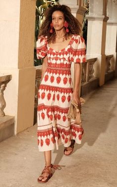 Women's Designer Dresses | Moda Operandi Vogue Russia, Cotton Midi Dress, Vogue Paris, Primavera Estate, Moda Operandi, High Low Dress, Off Shoulder Dress