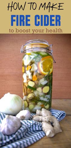 A recipe for how to make fire cider Fire Cider Tonic, Apple Cider Vinegar And Honey, Apple Cider Vinegar Tonic, Fire Cider Recipe, Apple Cider Vinegar Remedies, Winter Fire, Herbal Tonic, Fire Cider, Tonic Recipe