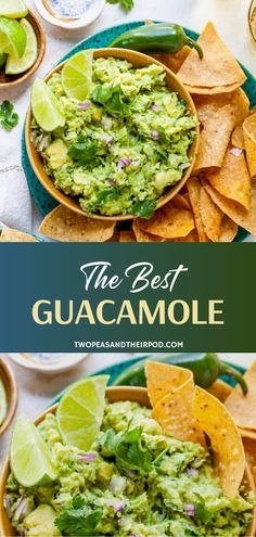 the best guacamole recipe with tortilla chips and avocado