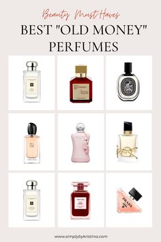 Looking to level up your fragrances collection with some “old money “ vibes? This post has you covered! Best perfumes for women | Popular Perfumes | Perfume Aesthetic | Old Money Aesthetic Best perfume | perfume collection | luxury perfume | designer perfume | affordable perfume | perfumes | perfume collection fragrance | perfume bottles | perfume combos | things to buy | perfumes to buy | smell good combo Best Perfume 2024, Expensive Perfumes For Women, Famous Perfumes For Women, Rich Women Perfume, Dime Perfume Comparison, Classic Perfumes For Women, Rich Smelling Perfume, Best Everyday Perfume For Women, Old Money Beauty Products