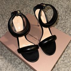 Gianvito Rossi Bijoux Sandals Worn One Time. Authentic, Great Condition, Original Box, Extra Heel Taps Included. Heel Taps, Heel Tap, Rossi Shoes, Gianvito Rossi, One Time, Shoes Women Heels, Limited Time, Original Box, Shoes Heels