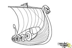 a drawing of a boat with the word crocca on it's side