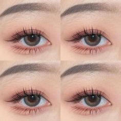 Bentuk Alis, Gold Makeup Looks, Makeup Tumblr, Day Makeup Looks, Doll Eye Makeup, Korean Eye Makeup, Ulzzang Makeup, Fancy Makeup