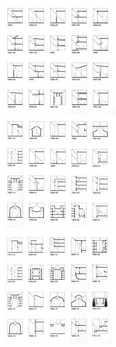 the diagram shows different types of windows and doors in various sizes, shapes, and colors